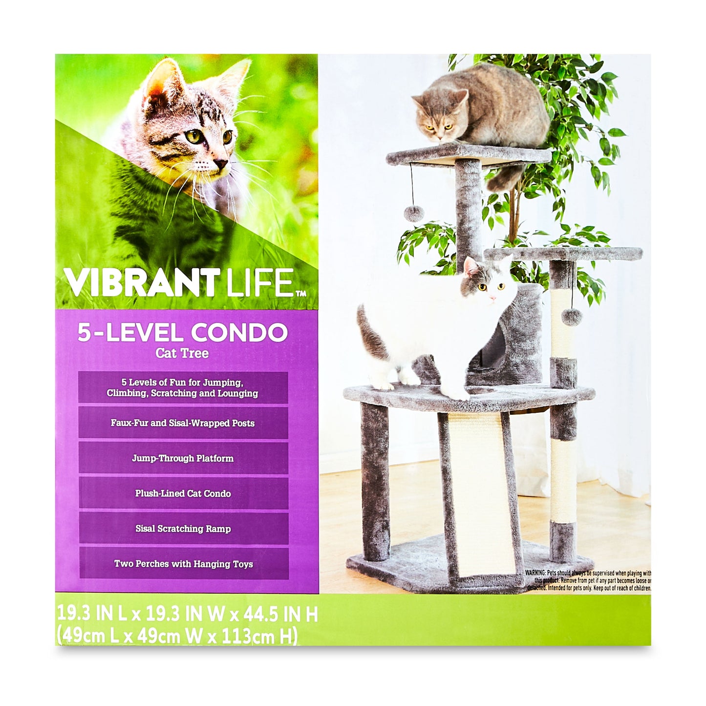 5- Level Multi-Functional Cat Tree & Condo