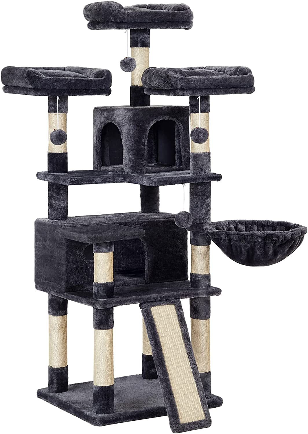 Cat Tree, Large Cat Tower, Cat Condo with Scratching Posts, 