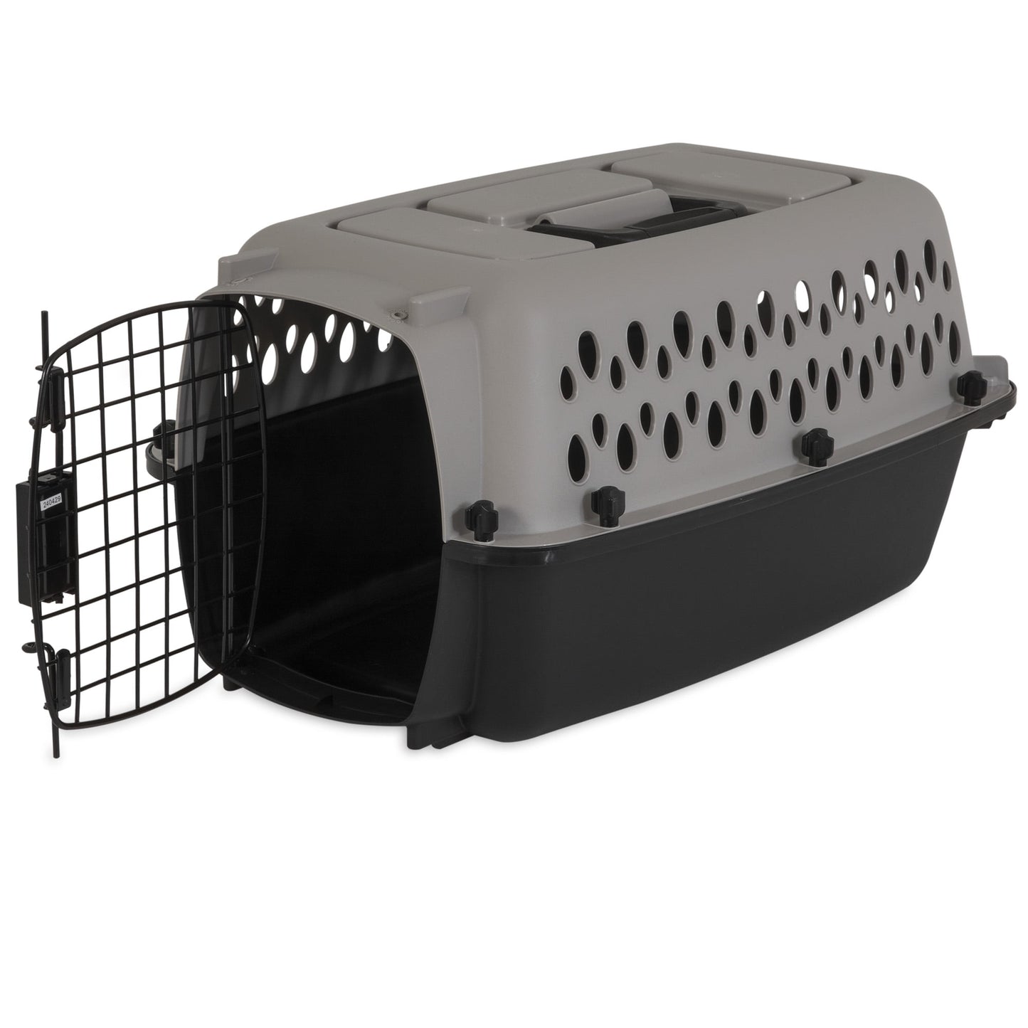 19" X-Small Plastic Crate Portable Carrier for Pets up to 10 Lbs