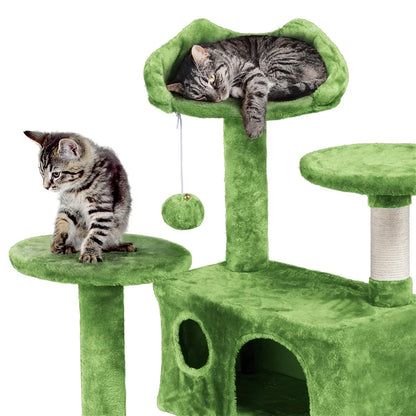 54''H Cat Tree Condo Kitten Tree Tower