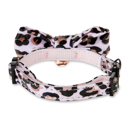 Leopard Print Breakaway Fashion Cat Collar, Multi-Color, OS