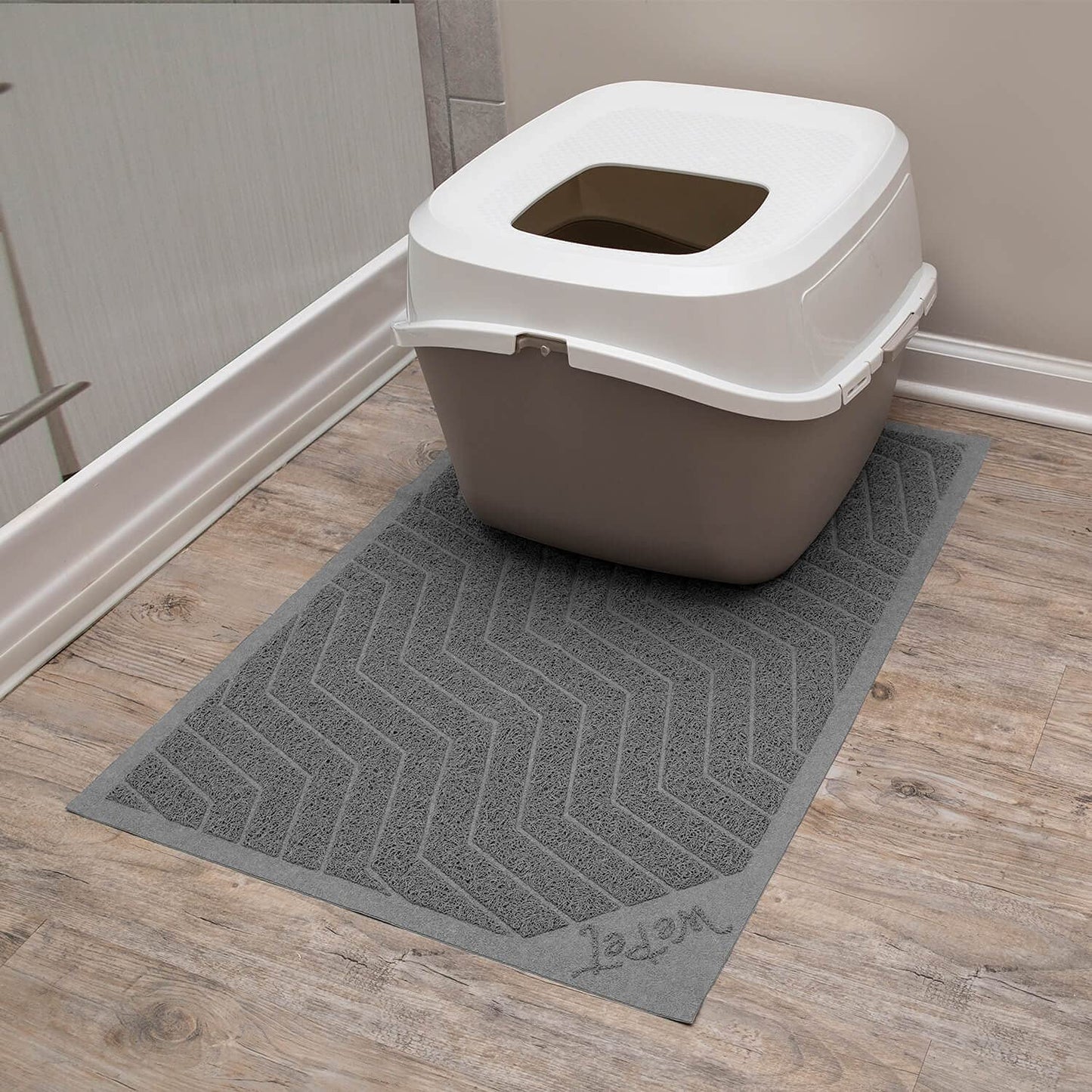 Cat Litter Box Mat, Urine-Resistant, Scatter Control