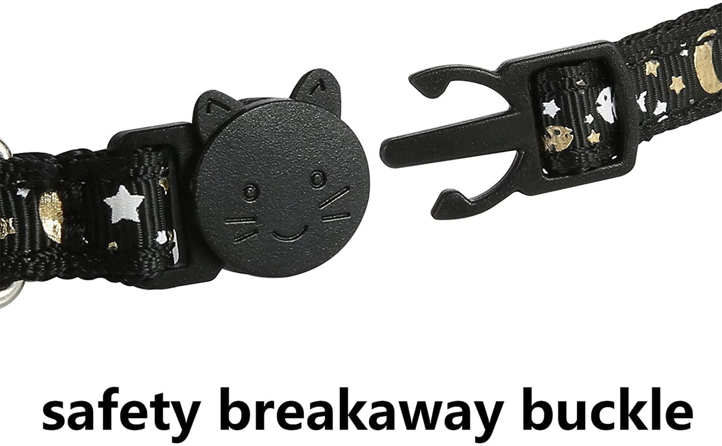 3 Pack Cat Collar, Breakaway Kitten Collar with Bell 