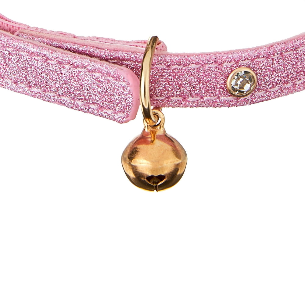 Rhinestone Gem Breakaway Cat Collar, Pink, OS