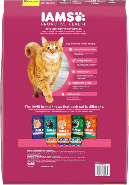 PROACTIVE HEALTH Adult Urinary Tract Healthy Dry Cat Food with Chicken Cat Kibble, 16 Lb. Bag