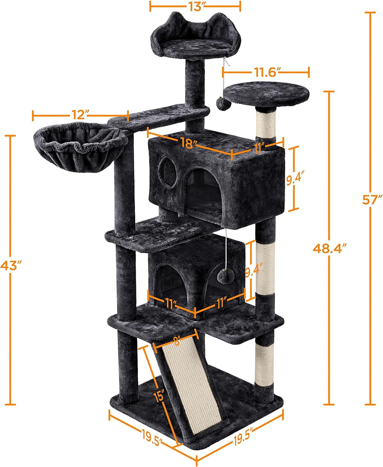 Multi-Level Cat Tree for Indoor Cats