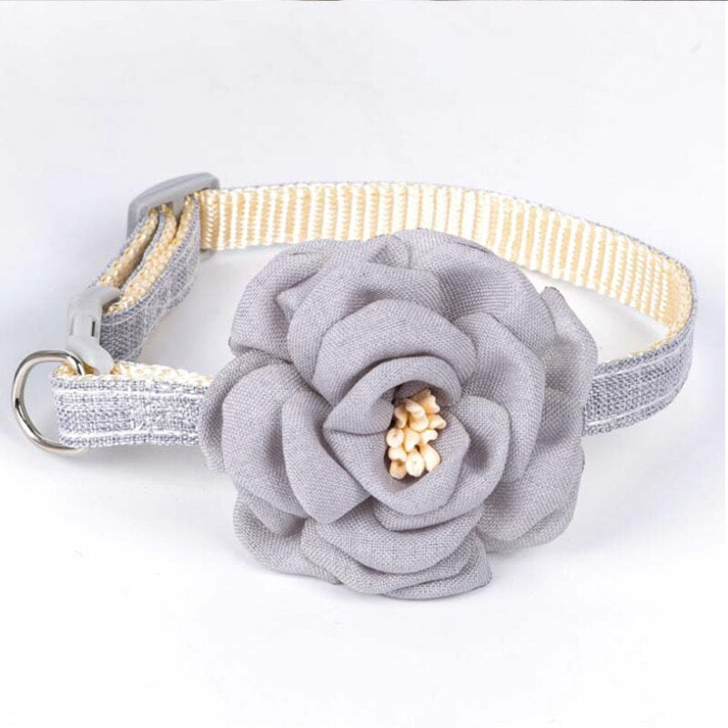 Camellia Flower Cat Collar