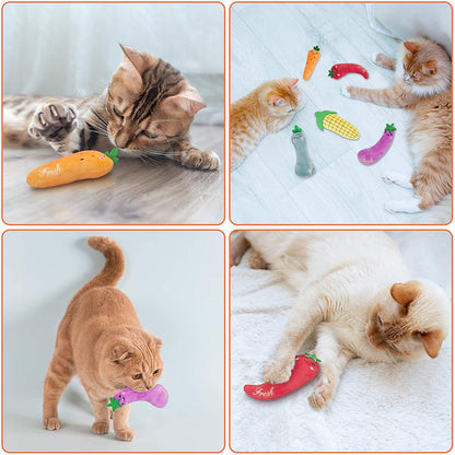 Catnip Toys for Cats, Cat Toys for Indoor Cats, Interactive Cat Toy, Cat Chew Toy, Cat Pillow Toys