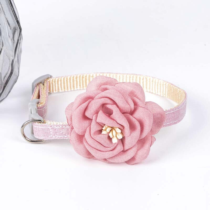 Camellia Flower Cat Collar