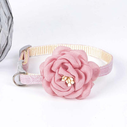 Camellia Flower Cat Collar