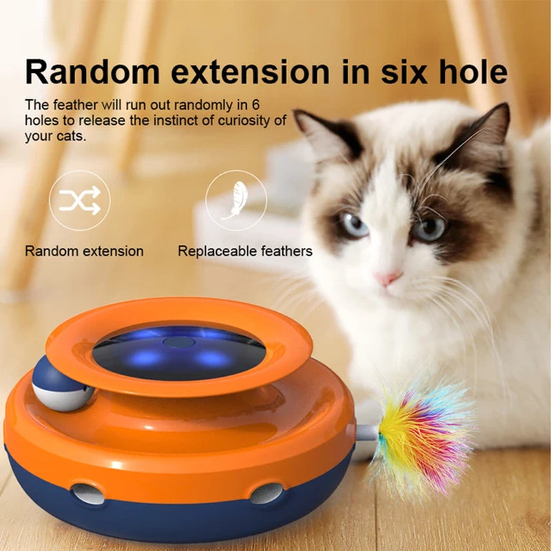 3-In-1 Interactive Cat Toys for Indoor Cats 