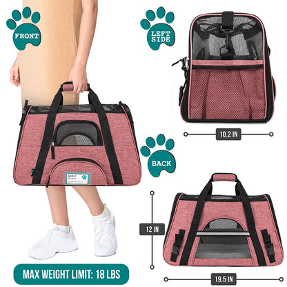 Airline Approved Pet Carrier for Cat, Cat Travel Supplies Accessories Indoor Cats