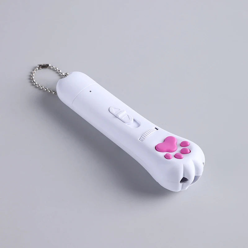 6 in 1 USB Cat Laser Toy, Transform Pattern, Rechargeable 