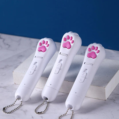 6 in 1 USB Cat Laser Toy, Transform Pattern, Rechargeable 