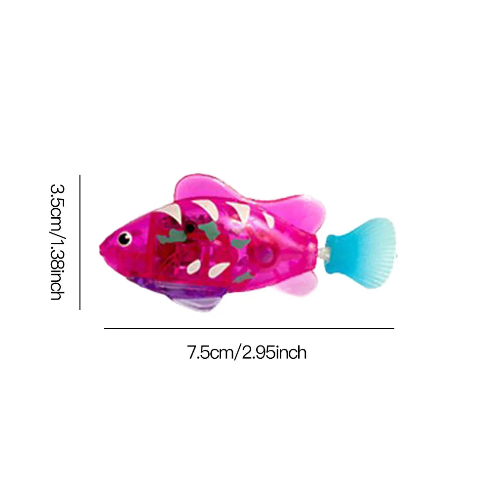 Glowing Electric Fish Toy to Stimulate Pet's Hunter Instincts