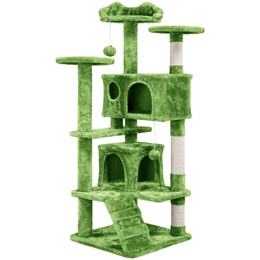 54''H Cat Tree Condo Kitten Tree Tower