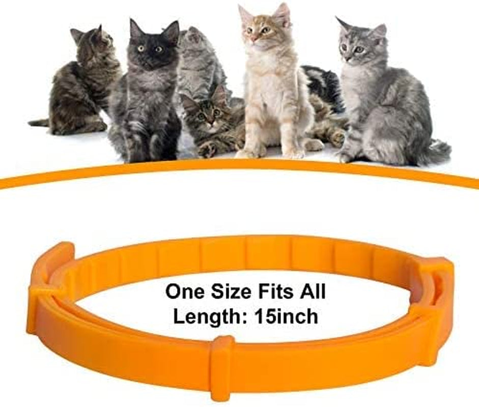 Cat Calming Collar, Adjustable Calming Cat Collars, Pheromone Collar for Cats 