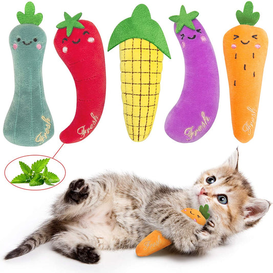 Catnip Toys for Cats, Cat Toys for Indoor Cats, Interactive Cat Toy, Cat Chew Toy, Cat Pillow Toys