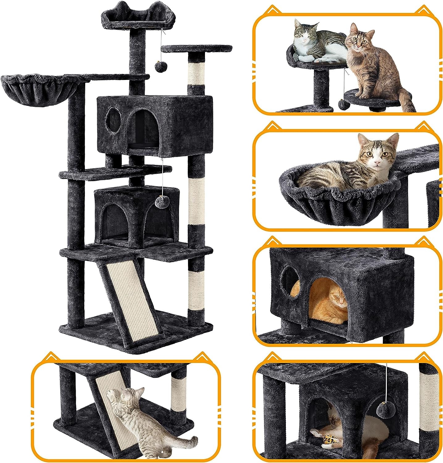 Multi-Level Cat Tree for Indoor Cats