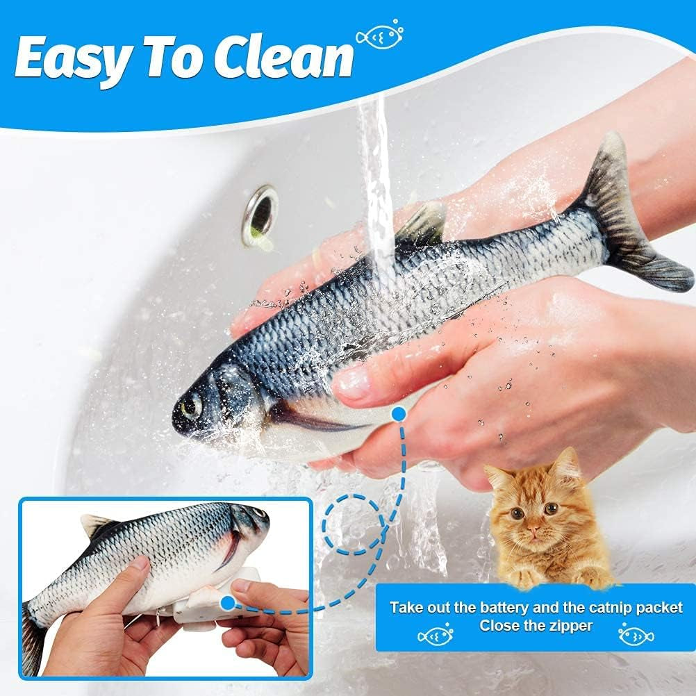 Floppy Fish Cat Toy, Realistic Flopping Fish Cat Toy