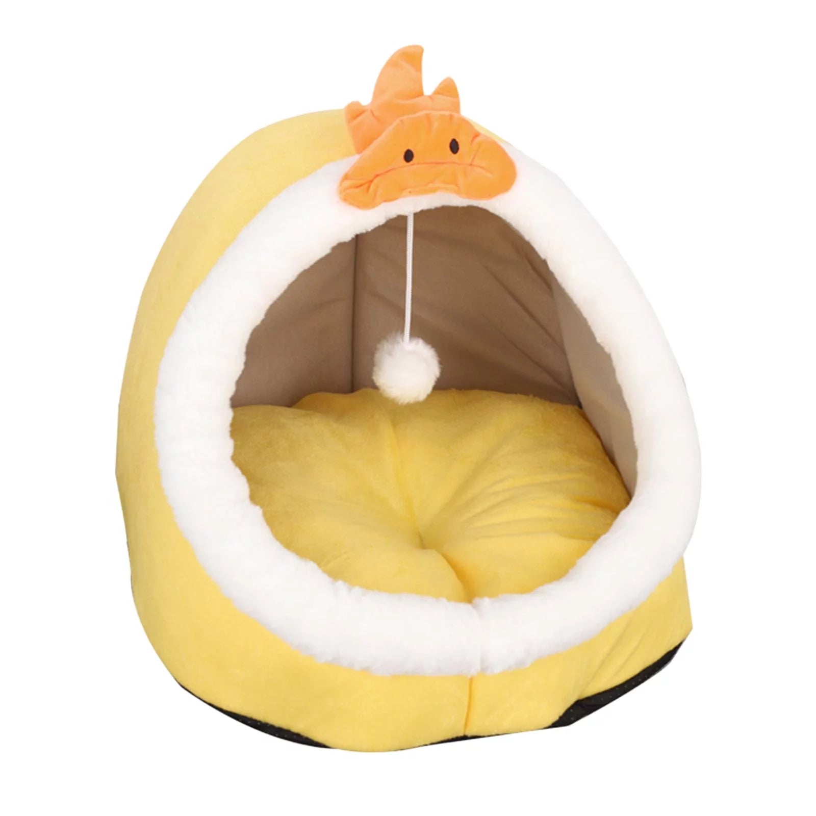 Cat Bed House Tent Cave with Removable Washable Cushion