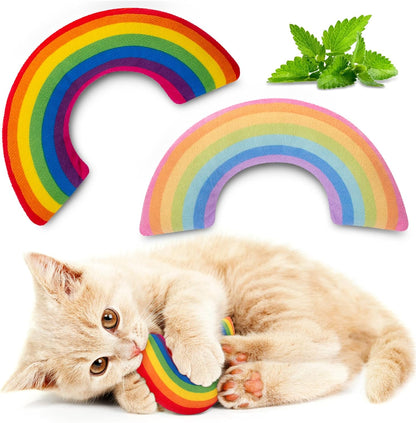 Cat Toys with Catnip, Cat Toys for Indoor Cats, Interactive Cat Toy, Cat Chew Toy, Cat Pillow Toys