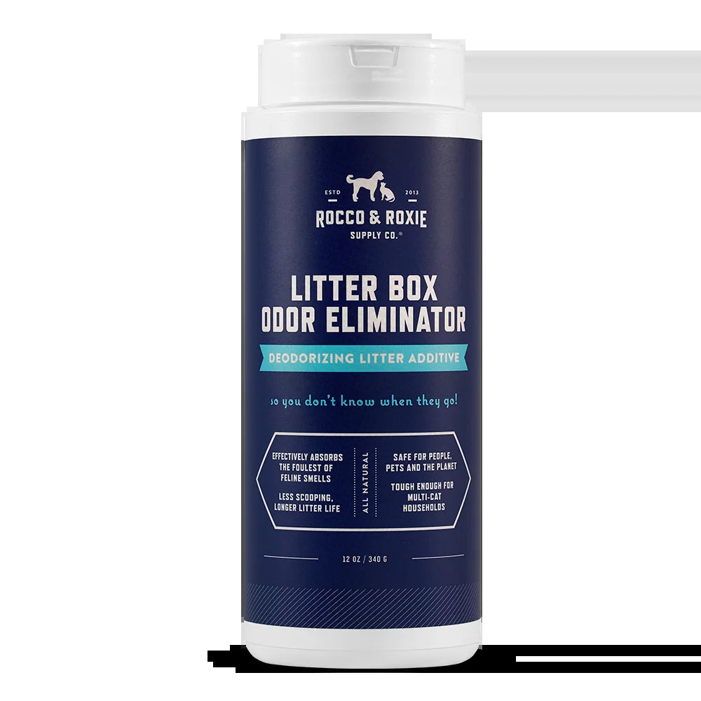 Litter Box Odor Eliminator, Natural Urine Deodorizer, Fresh Scent, 12 Oz Bottle