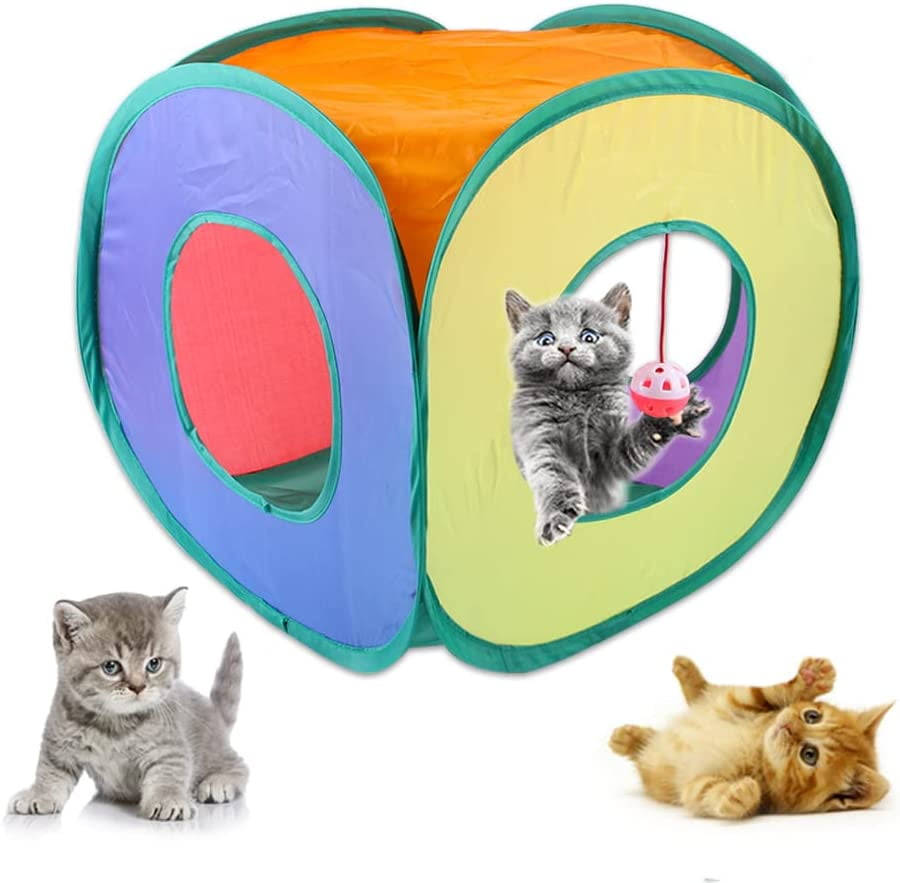 15PCS Cat Toys, Tunnel, Interactive