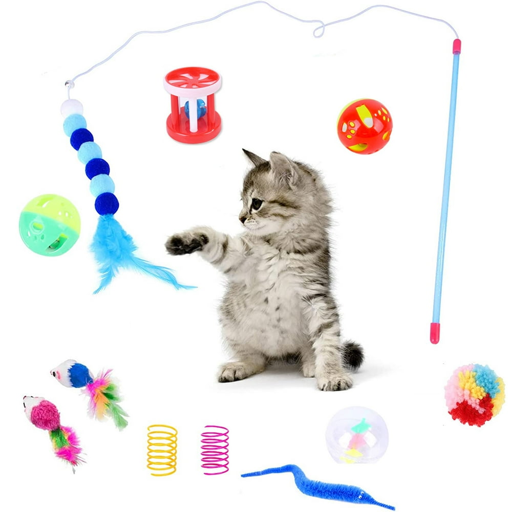 15PCS Cat Toys, Tunnel, Interactive