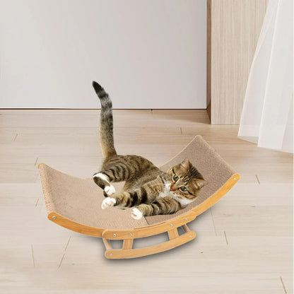 Cat Hammock Bed,  Cat Rocking Chair Scratcher for Indoor Cats 