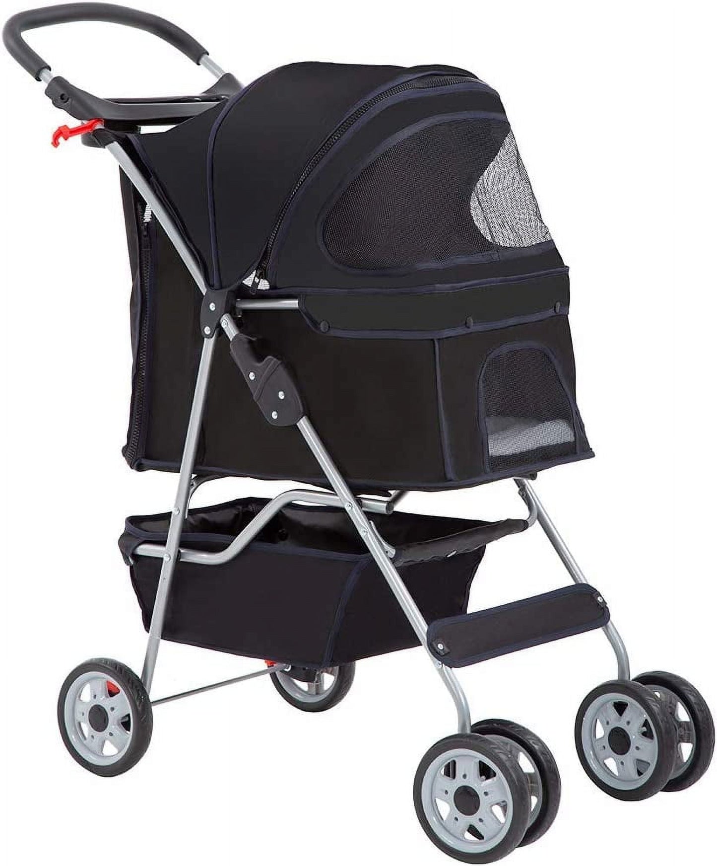 Pet Stroller, 3 Wheels, Travel Folding Carrier T13