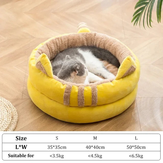 Cat Bed Deep Sleep Mat Basket, Indoor