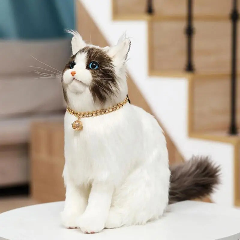 Cat Chain Collar with Bell, Fashion Design, Classic Jewelry with Hallow Bell 