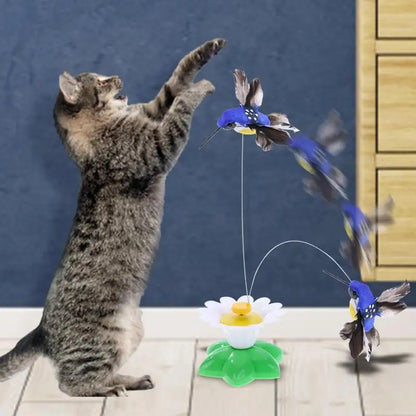 Cat Toy Rotating Electric Hummingbird