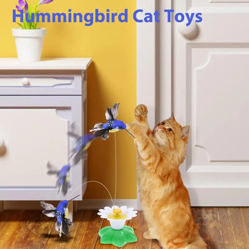 Cat Toy Rotating Electric Hummingbird