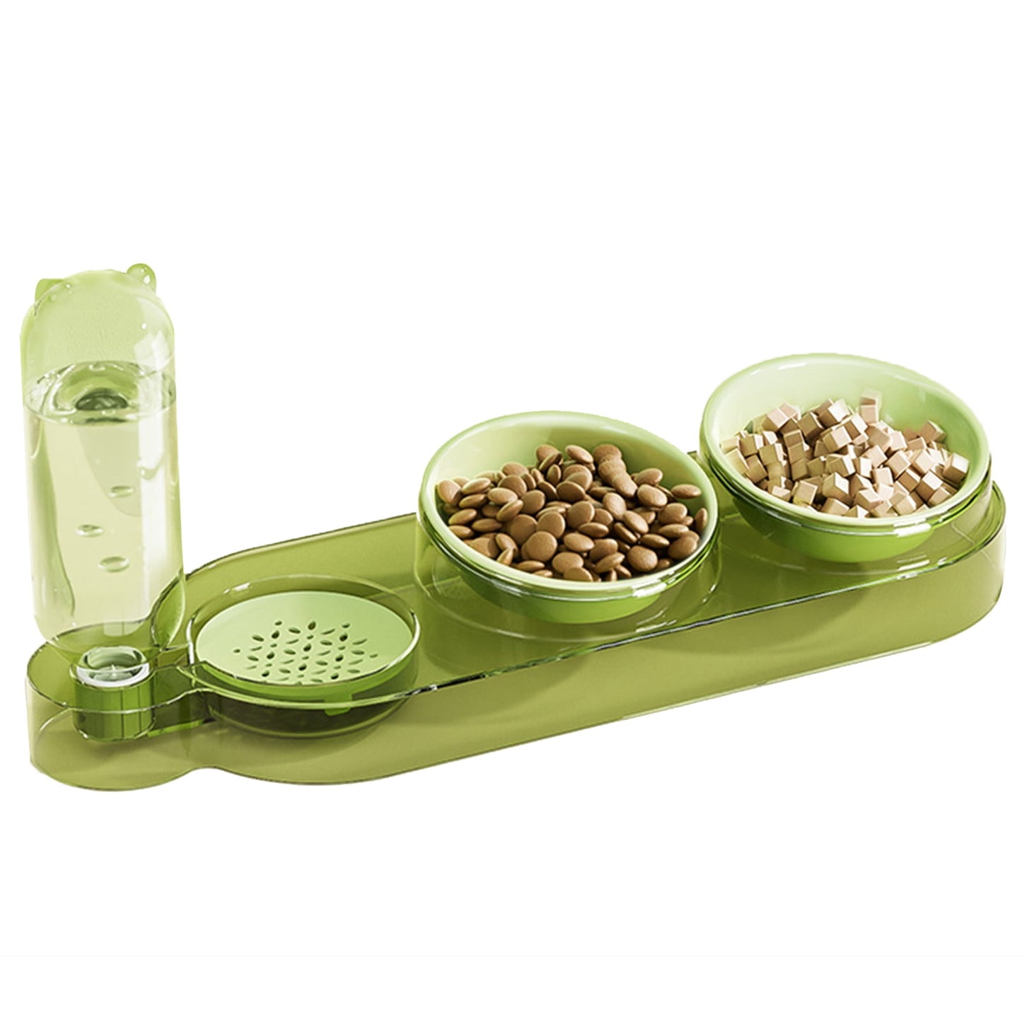 Cat Gravity Water and Food Bowls Set, Feeding Dishes for Dogs and Puppies