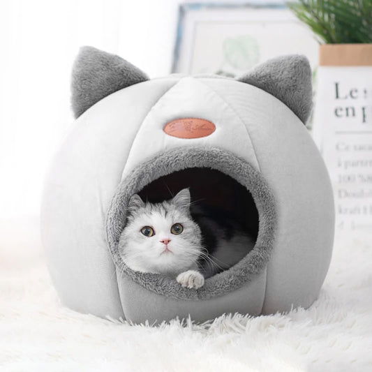 Cat Bed,  Cozy Cave Nest, Indoor