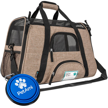 Airline Approved Pet Carrier for Cat, Cat Travel Supplies Accessories Indoor Cats