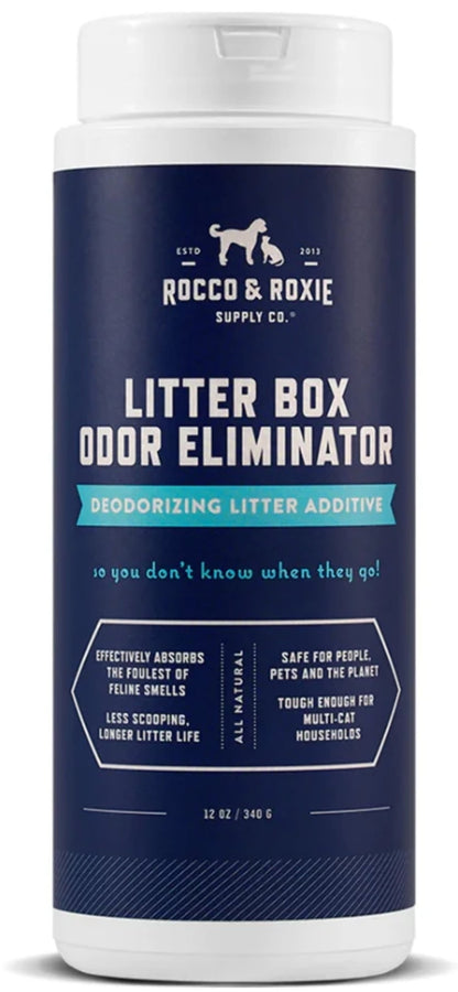 Litter Box Odor Eliminator, Natural Urine Deodorizer, Fresh Scent, 12 Oz Bottle