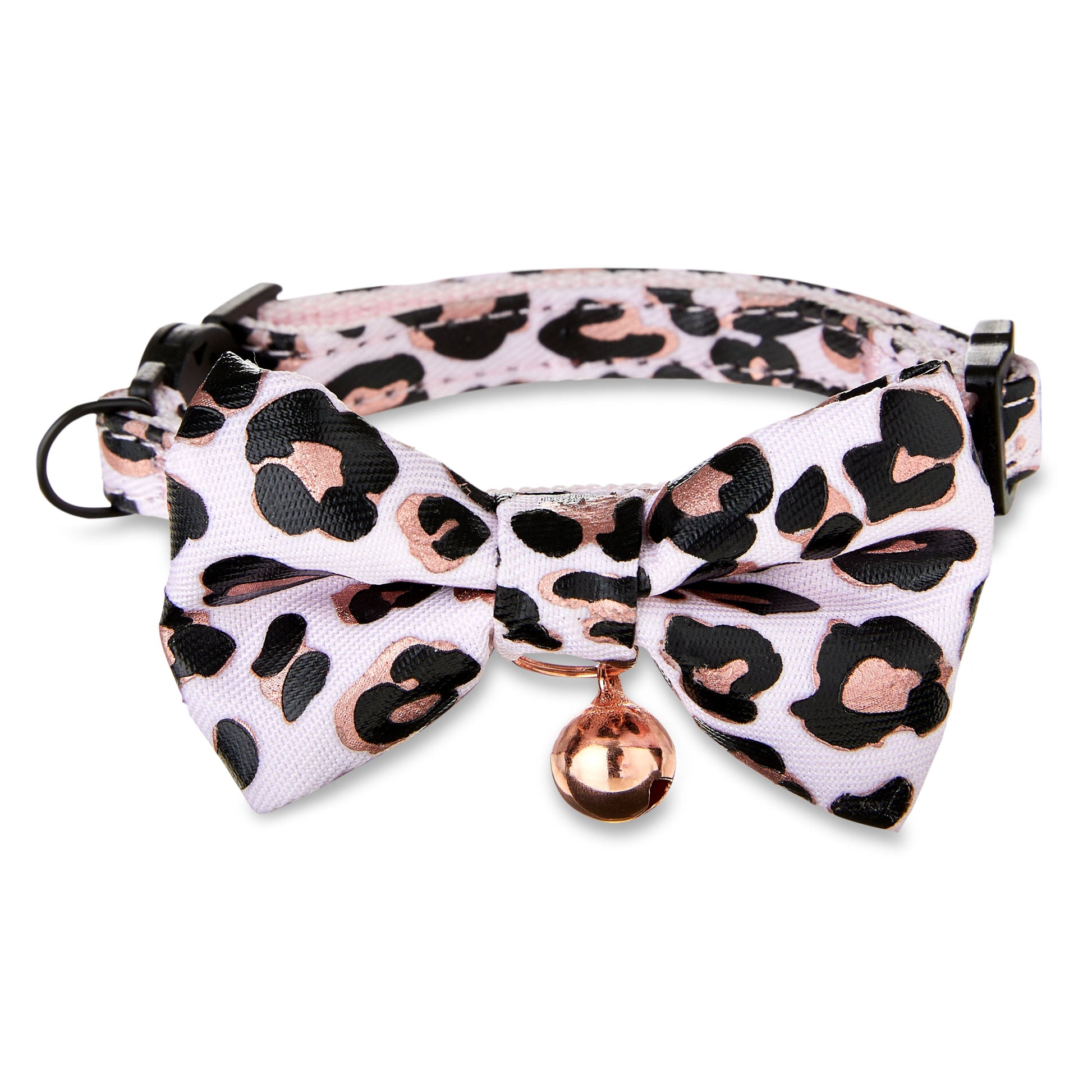 Leopard Print Breakaway Fashion Cat Collar, Multi-Color, OS