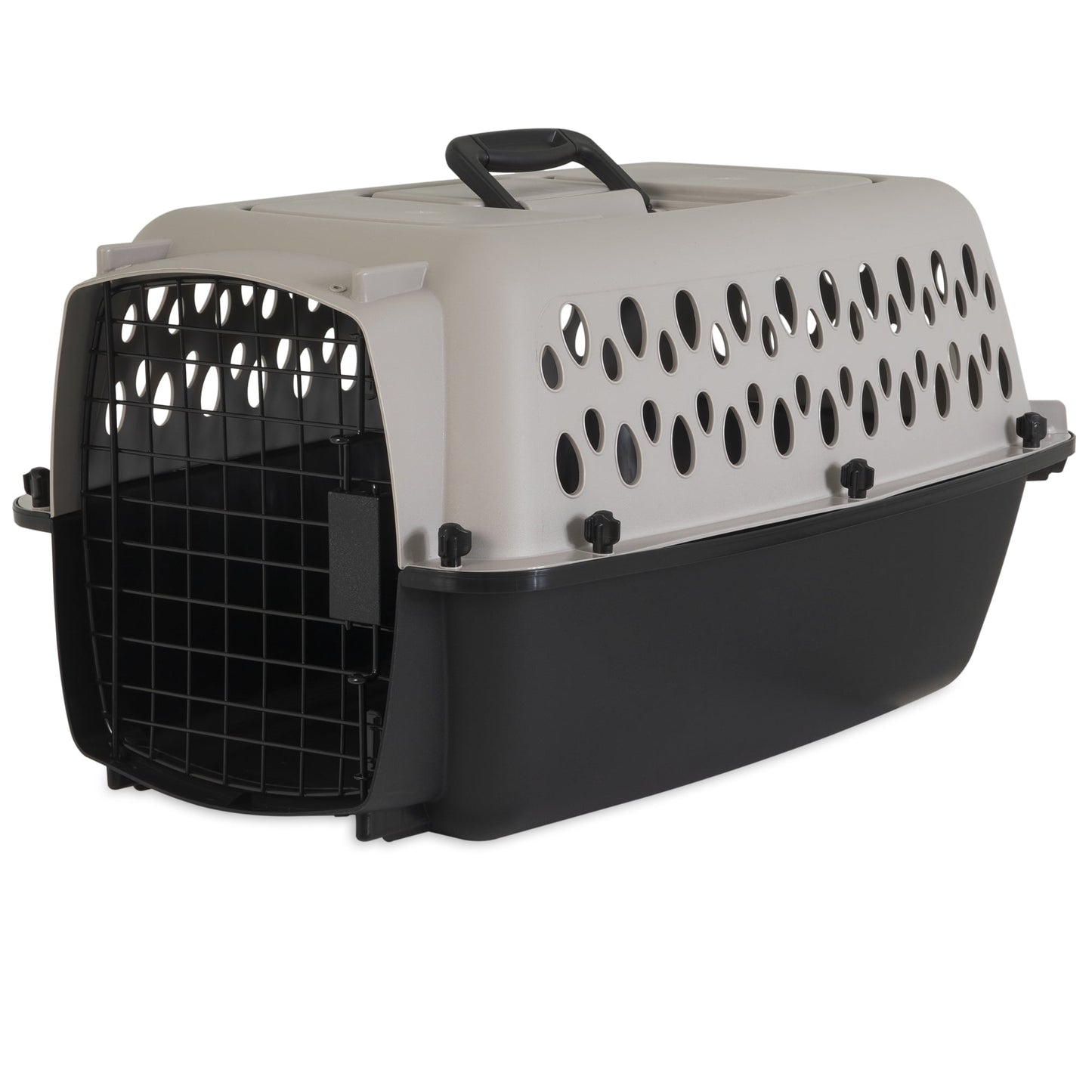 19" X-Small Plastic Crate Portable Carrier for Pets up to 10 Lbs