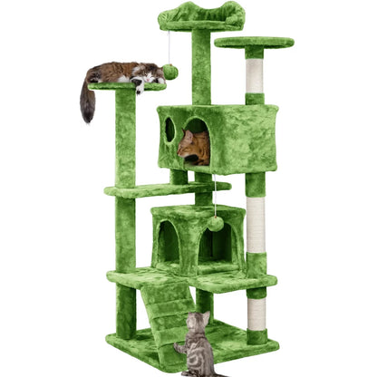 54''H Cat Tree Condo Kitten Tree Tower