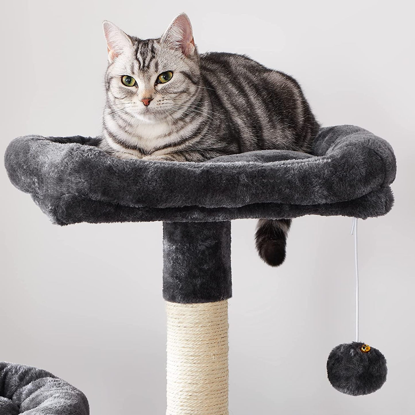 Cat Tower for Indoor Cats, Kitten Furniture Activity Center, Play House with Sisal Scratching Posts, Perches Hammock 