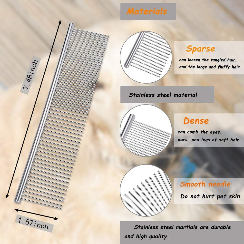 Professional Grooming Comb for Cat (3 Packs)