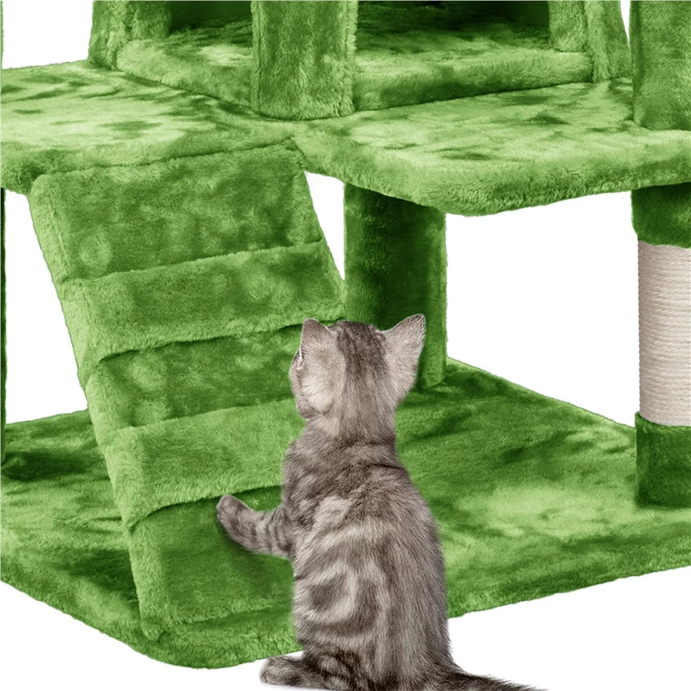 54''H Cat Tree Condo Kitten Tree Tower