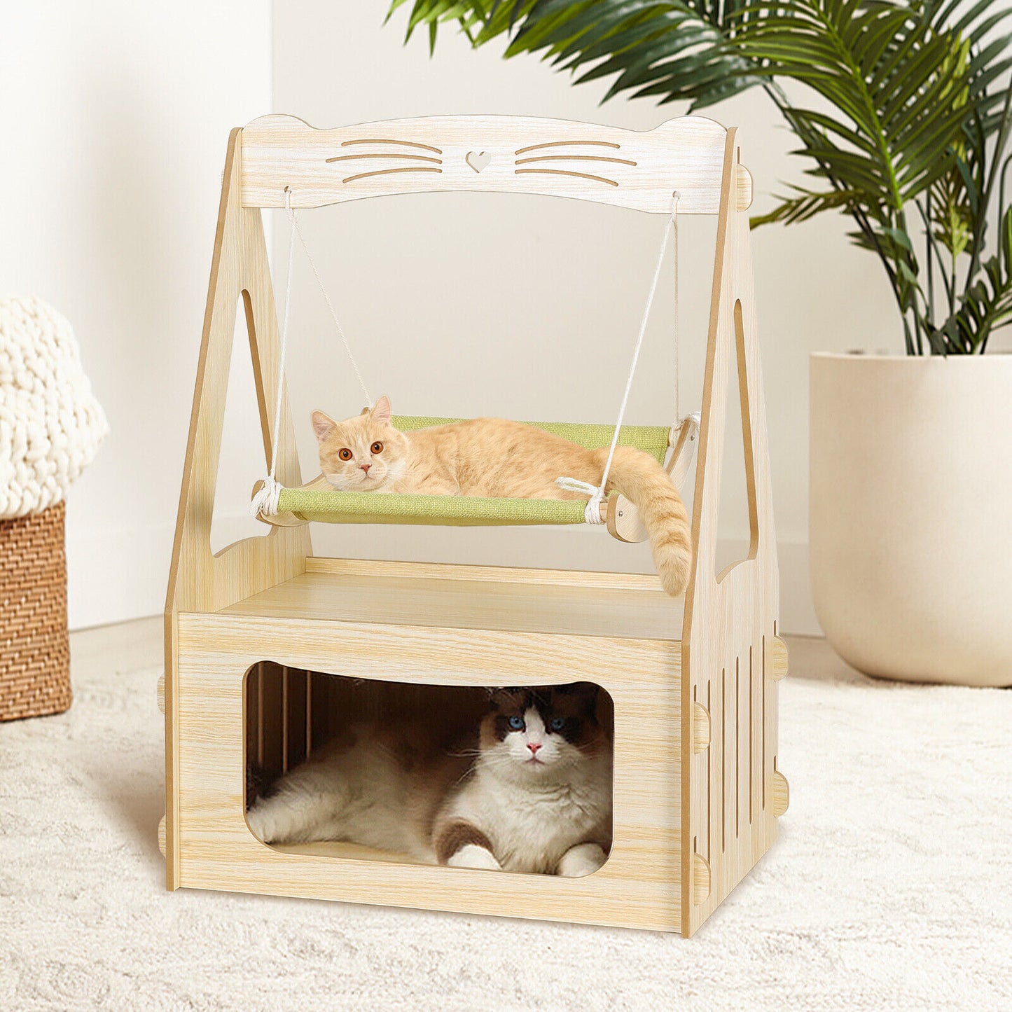 2In1 Cat Bed Hammock, Multi-Layer 