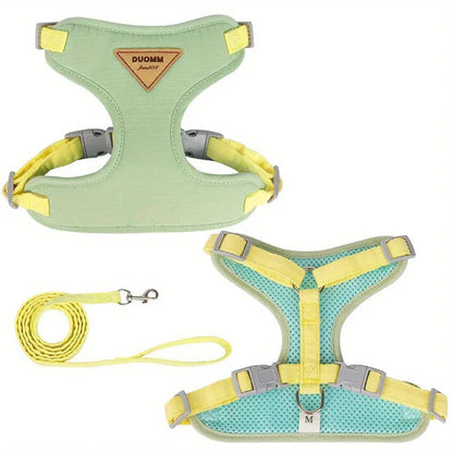 Adjustable Cat Harness and Leash Set, Breathable, Reflective Pet Harnesses Vest for Small Medium Cats Outdoor Walking