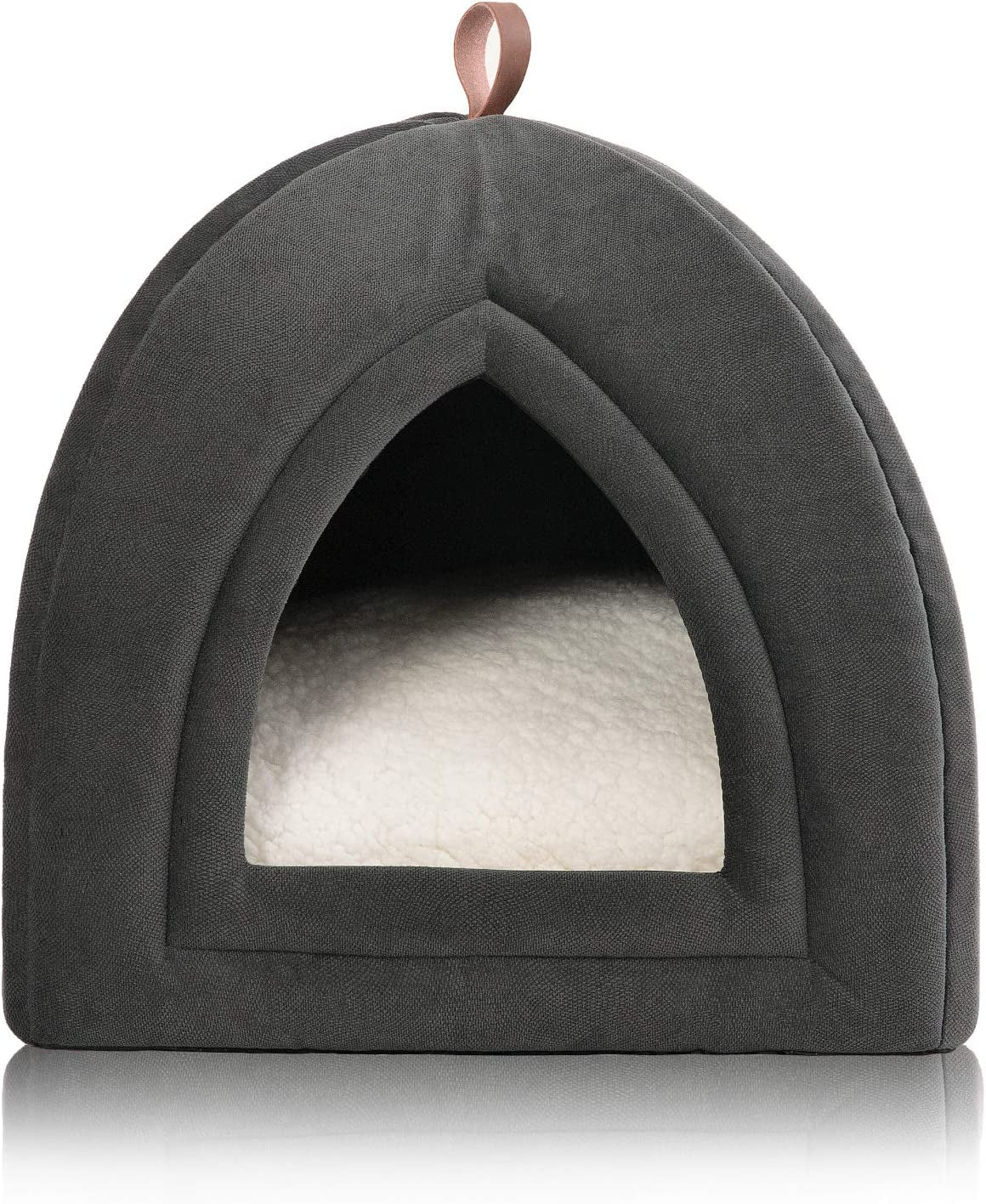 Cat Beds for Indoor Cats - Tent with Removable Washable Cushioned Pillow