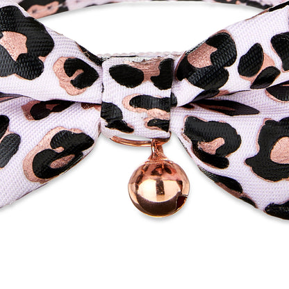 Leopard Print Breakaway Fashion Cat Collar, Multi-Color, OS