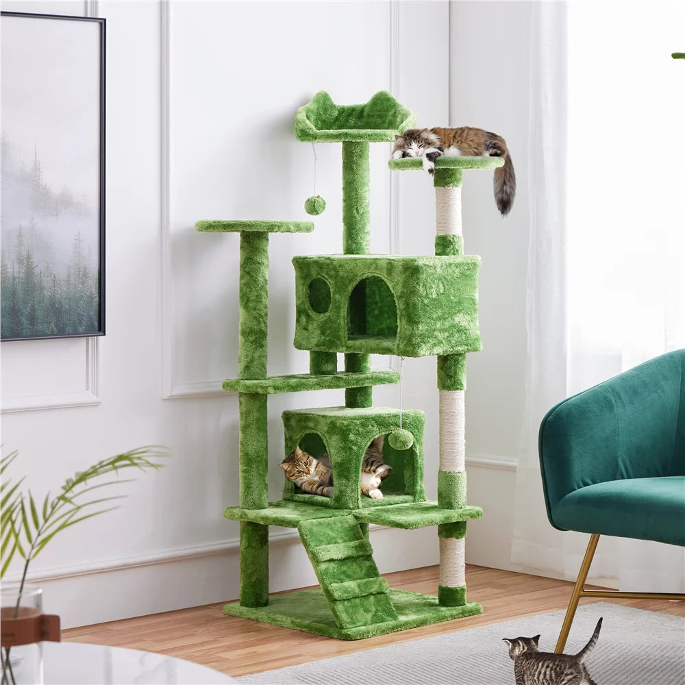 54''H Cat Tree Condo Kitten Tree Tower